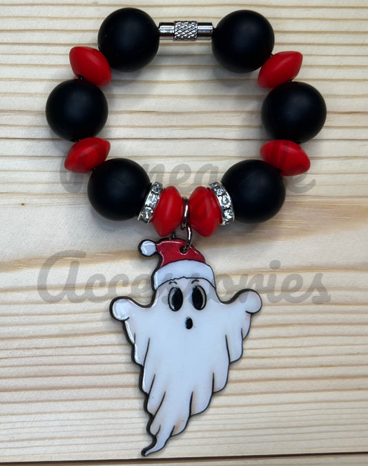 Silicone Charm - Christmas Ghost