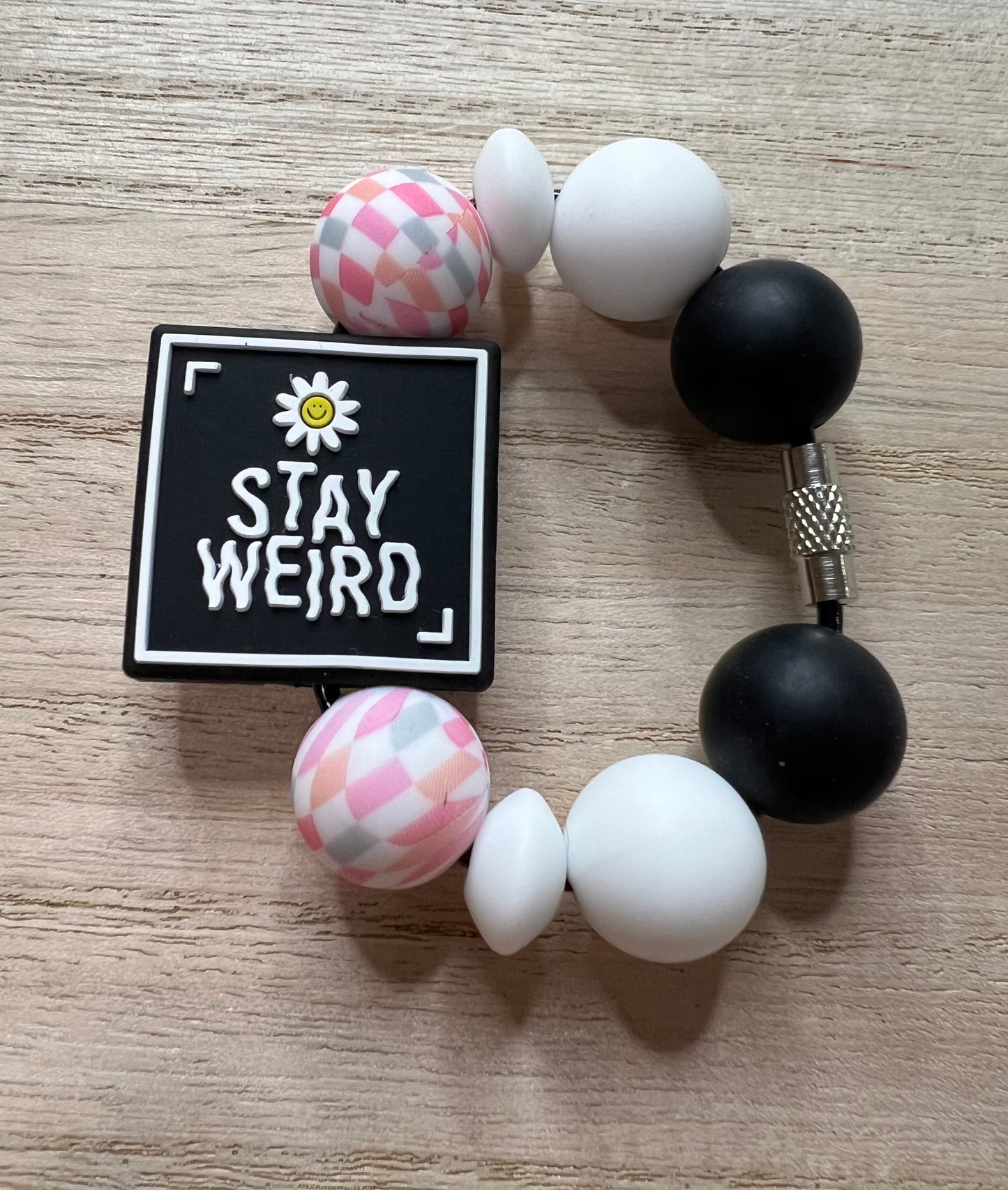 Silicone Charm - Stay Weird