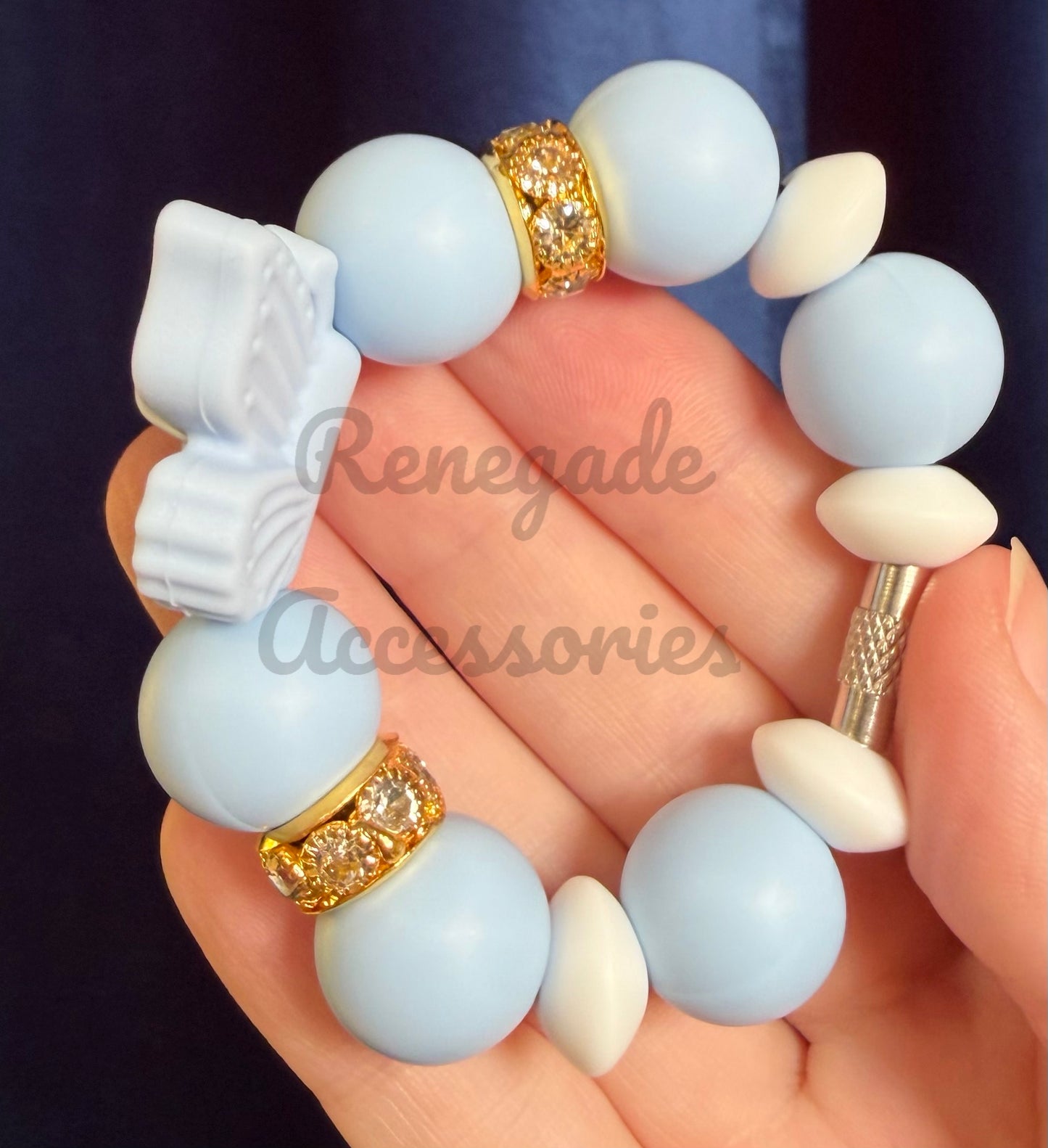 Silicone Charm - Blue Butterfly - Cherish