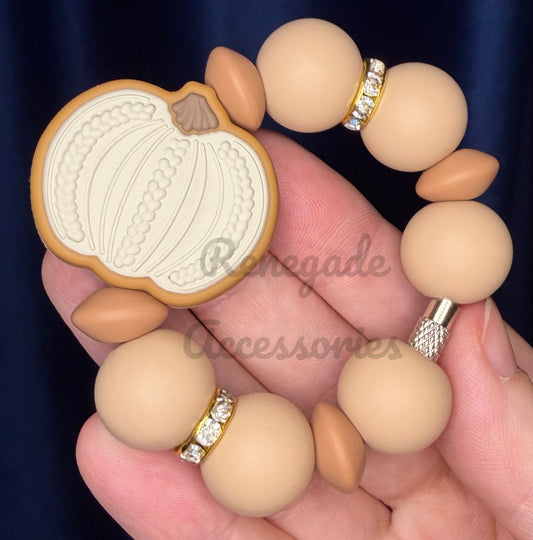 Silicone Charm - Sweater Pumpkin