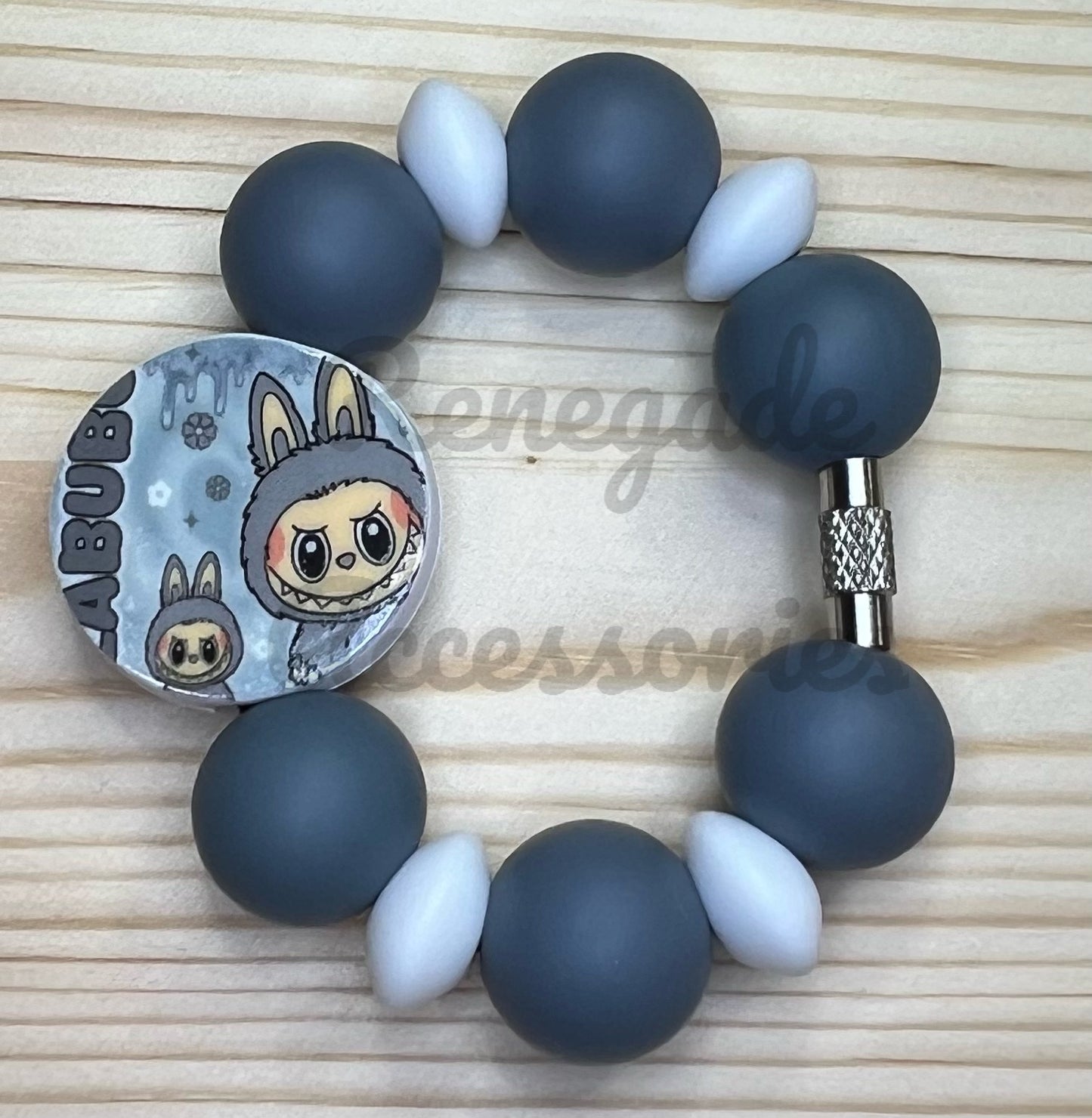 Silicone Charm - Bubu Grey