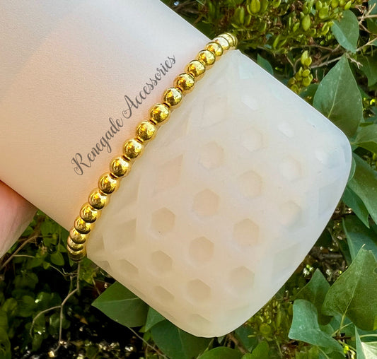 Tumbler Bracelet - Large Gold - HYDROJUG