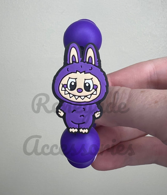 Silicone Charm - Bubu Purple