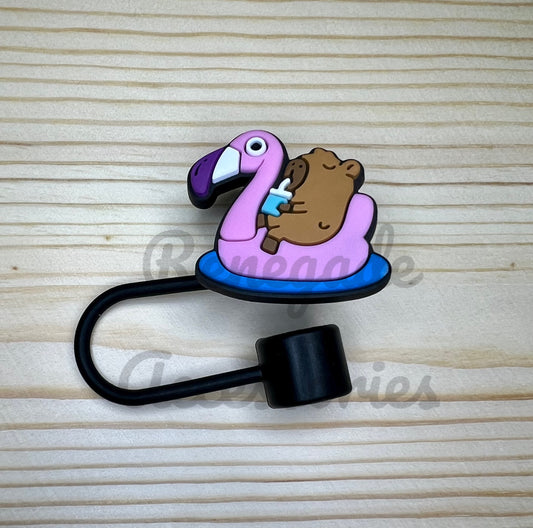 Straw Topper - Cappybara Floatie