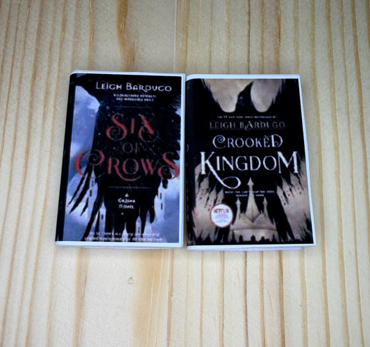 3D Printed Book Bundle - Six Of Crows Set Of 2