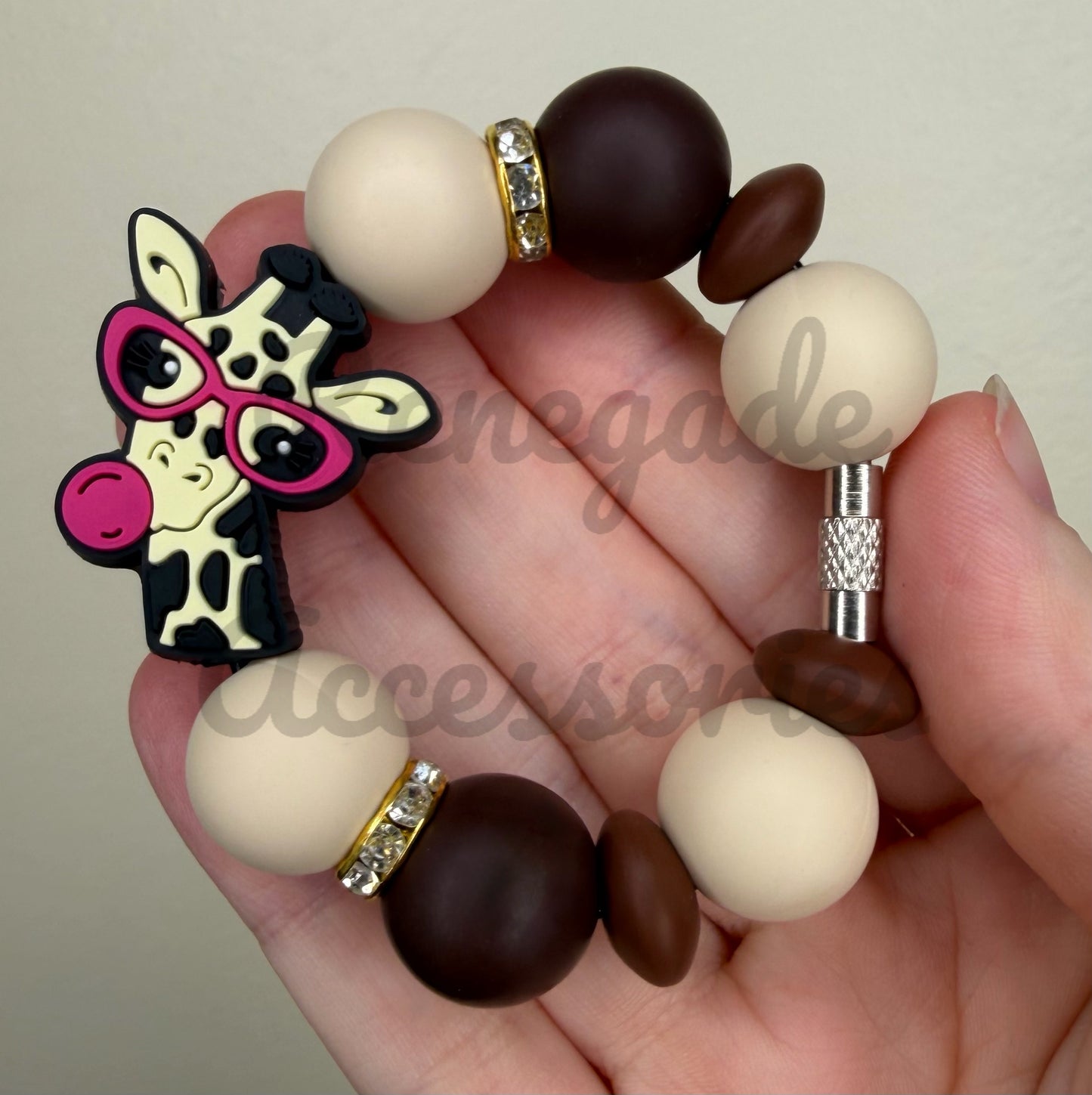 Silicone Charm - Giraffe