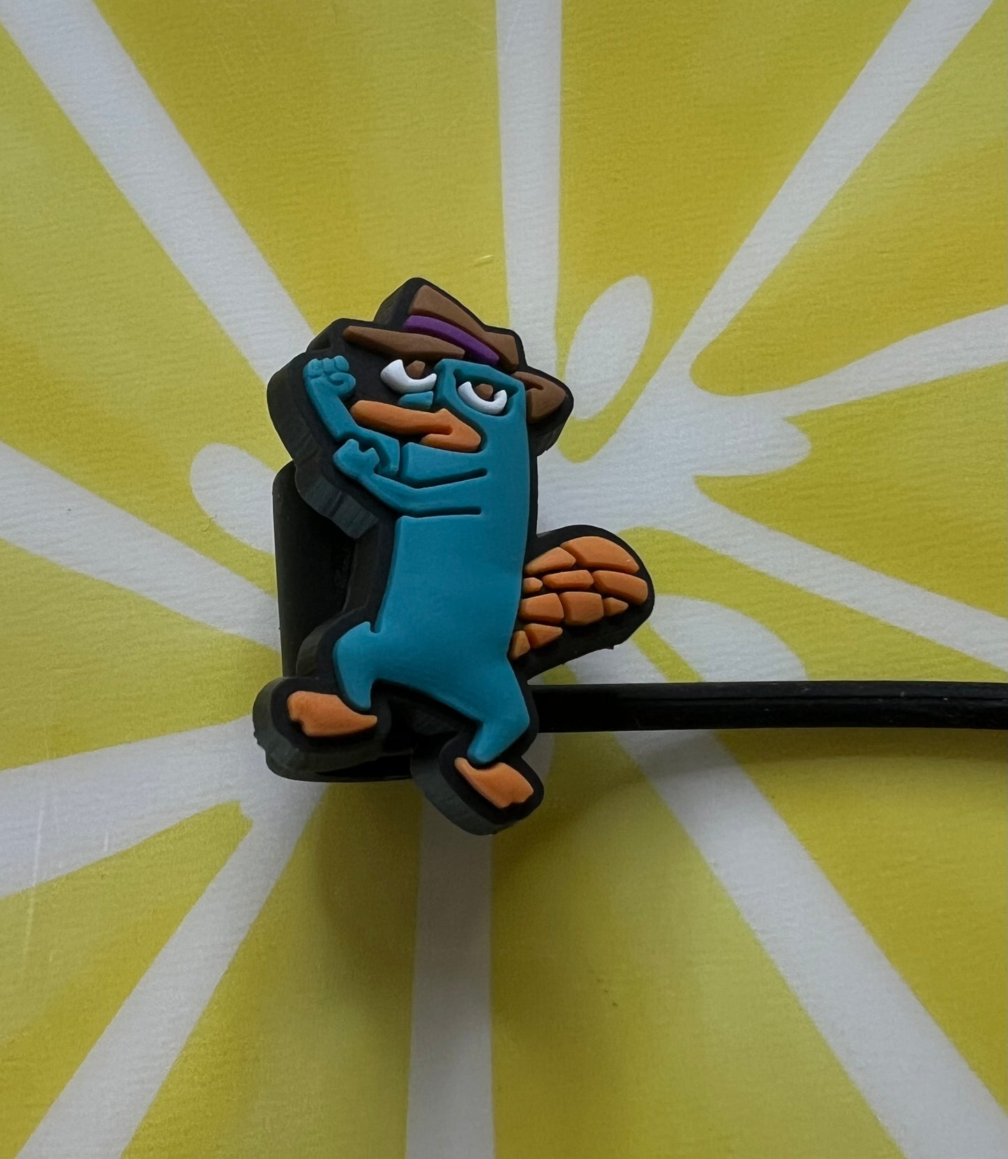 Straw Topper - Platypus Character