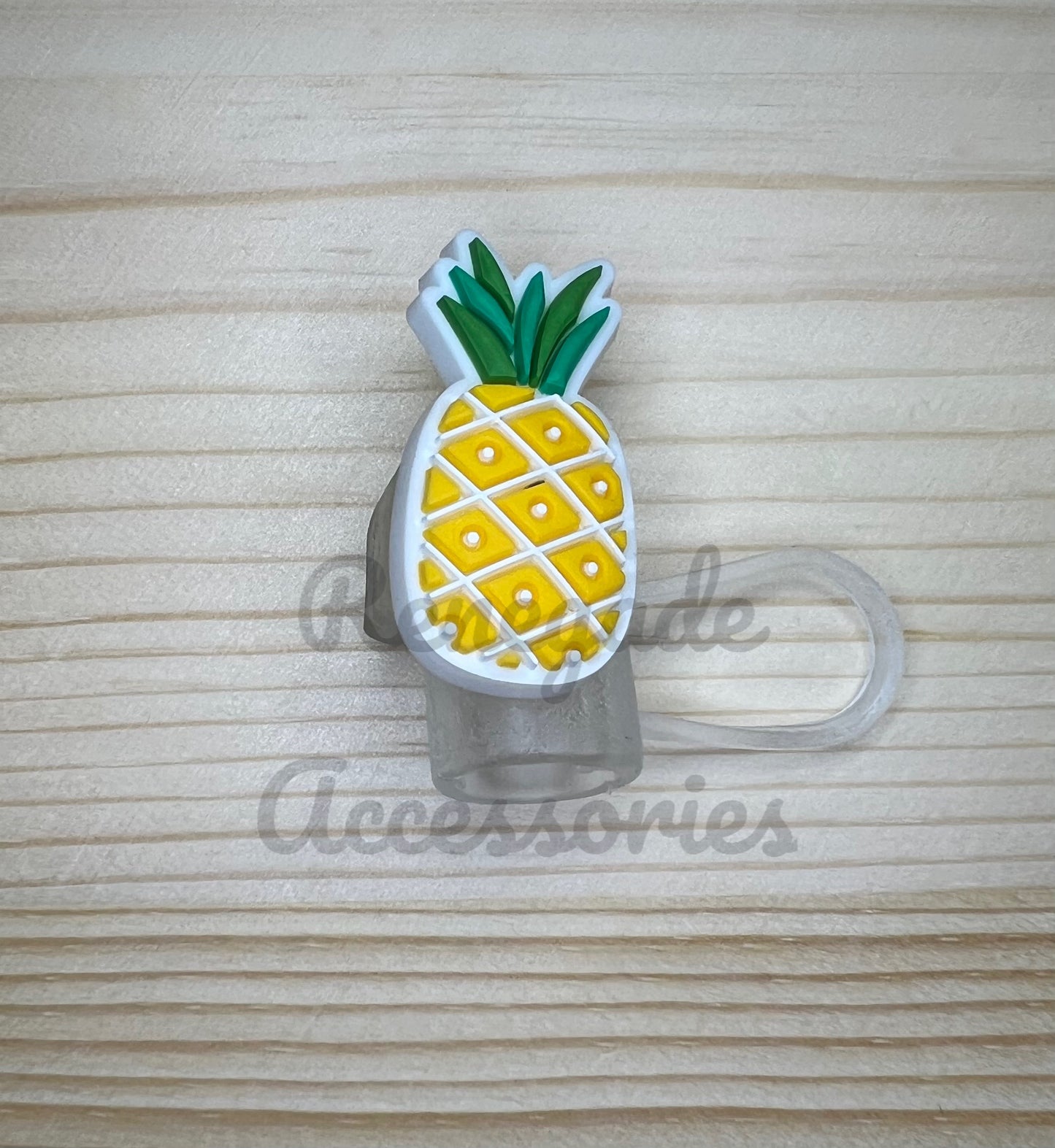 Straw Topper - Pineapple