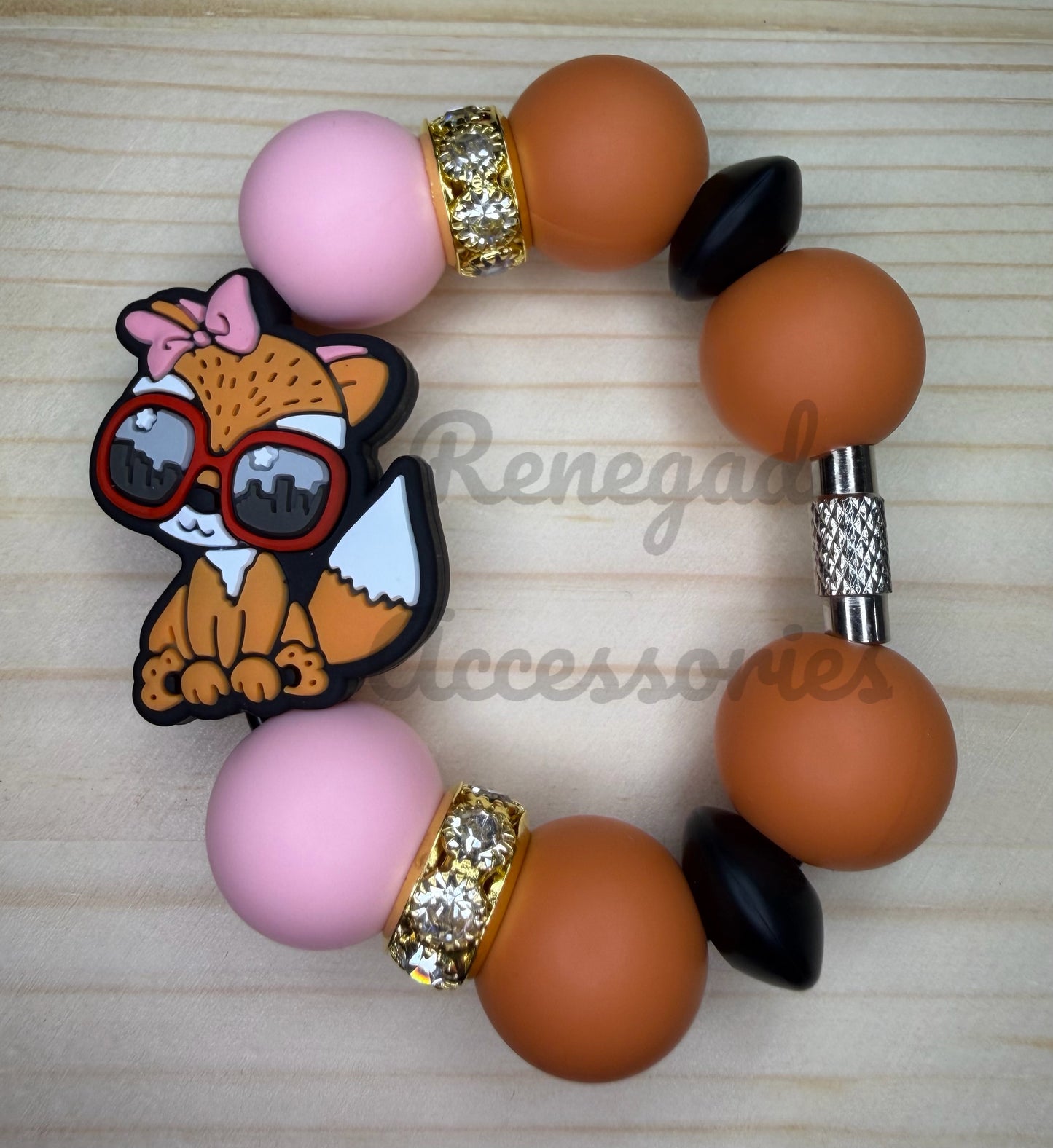 Silicone Charm - Fox