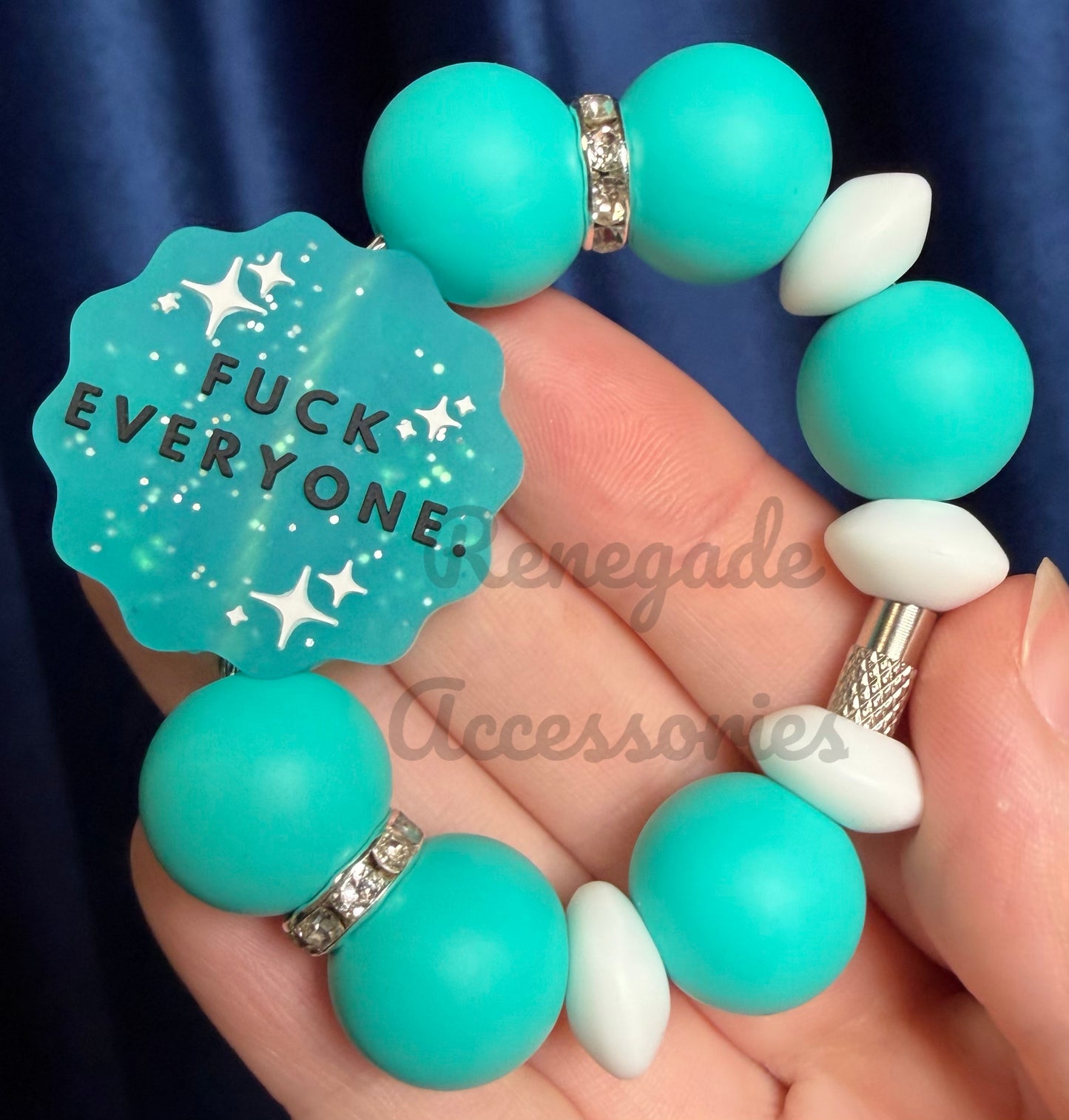 Silicone Charm - Here’s The Thing, F**k Everyone - Double Sided!