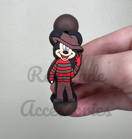Silicone Charm - Mouse Ears Freddy