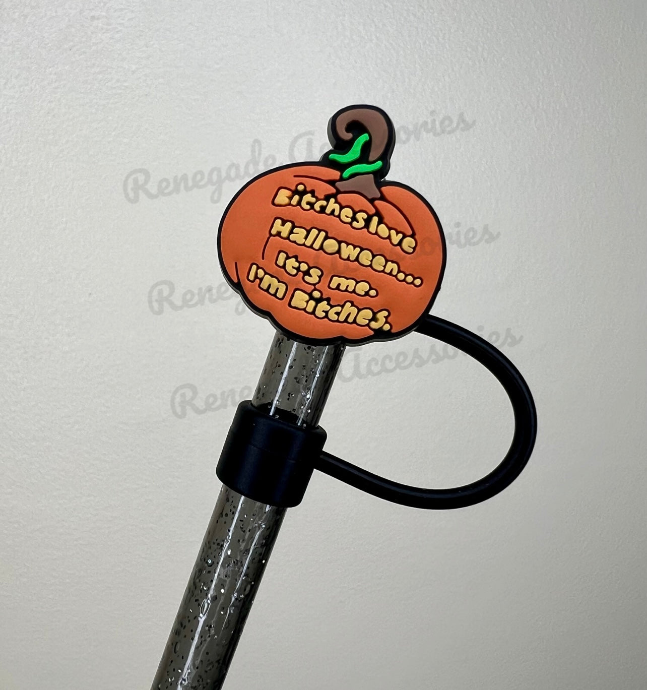 Straw Topper - B*tches Love Halloween - Renegade Accessories Exclusive