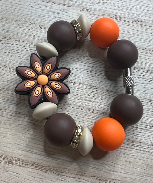 Silicone Charm - Fall Flower