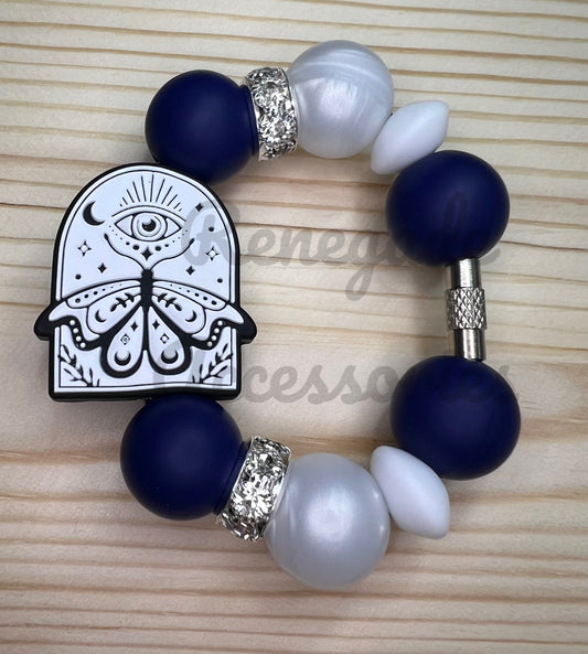 Silicone Charm - Moth/Butterfly
