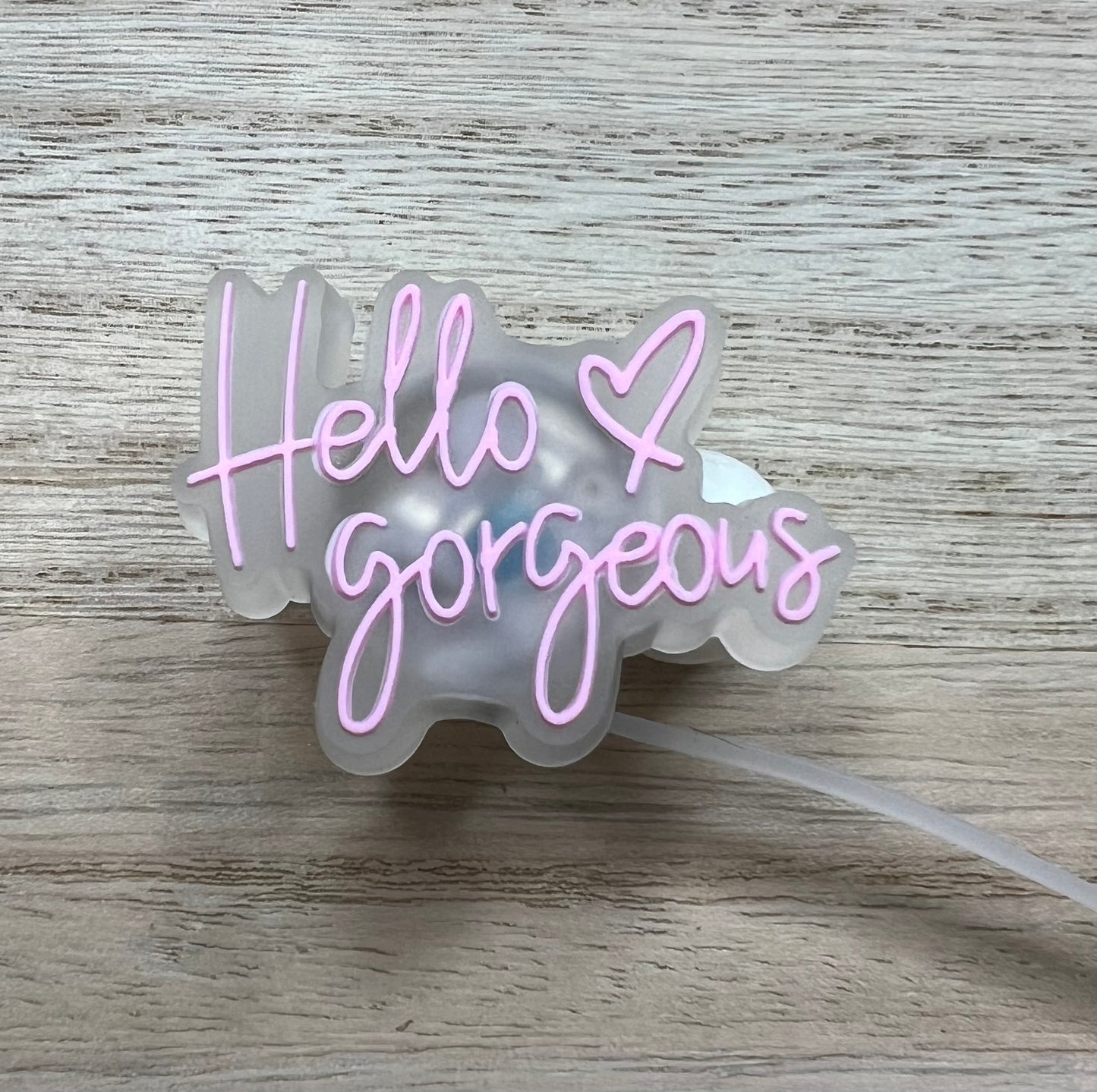 Straw Topper - LED - Hello Gorgeous