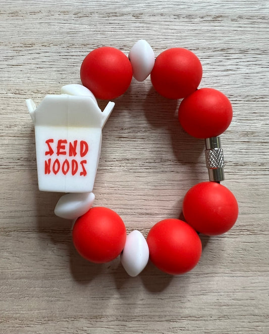 Silicone Charm - Send Noods - Food