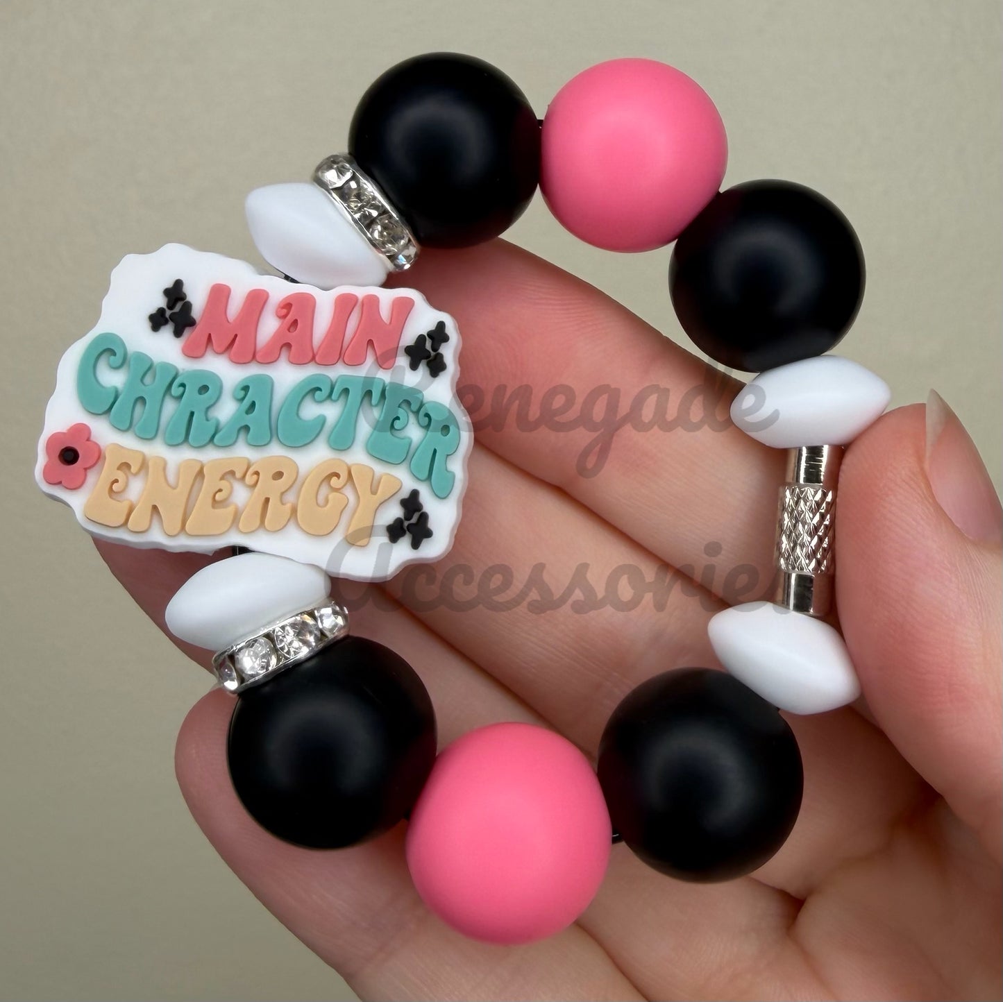 Silicone Charm - Main Character Energy