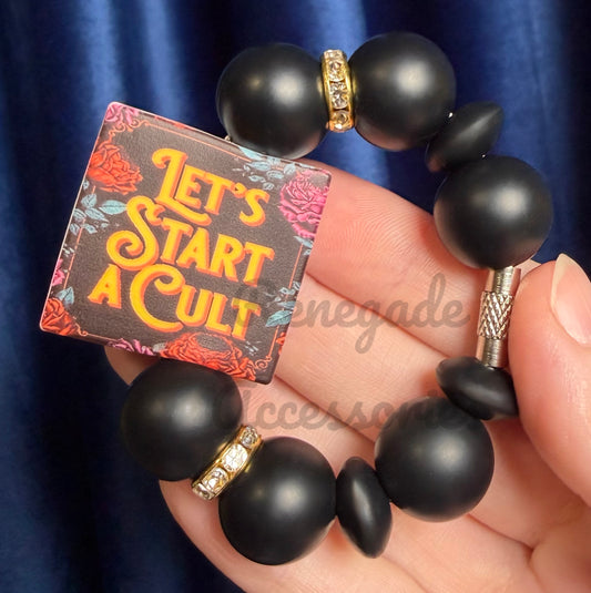 Silicone Charm - Lets Start A Cult