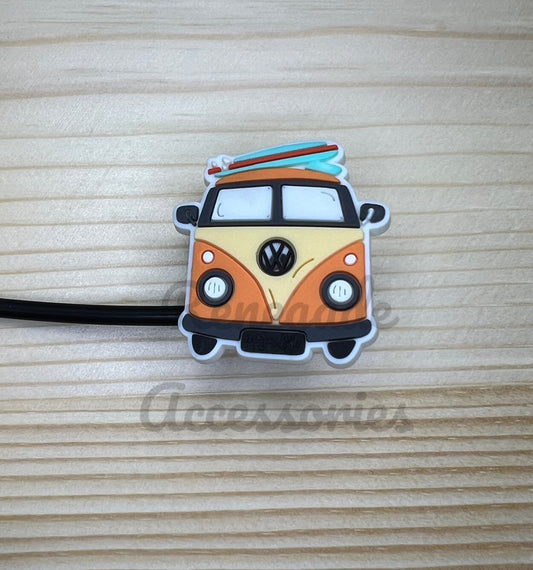 Straw Topper - Beetle Bug Bus