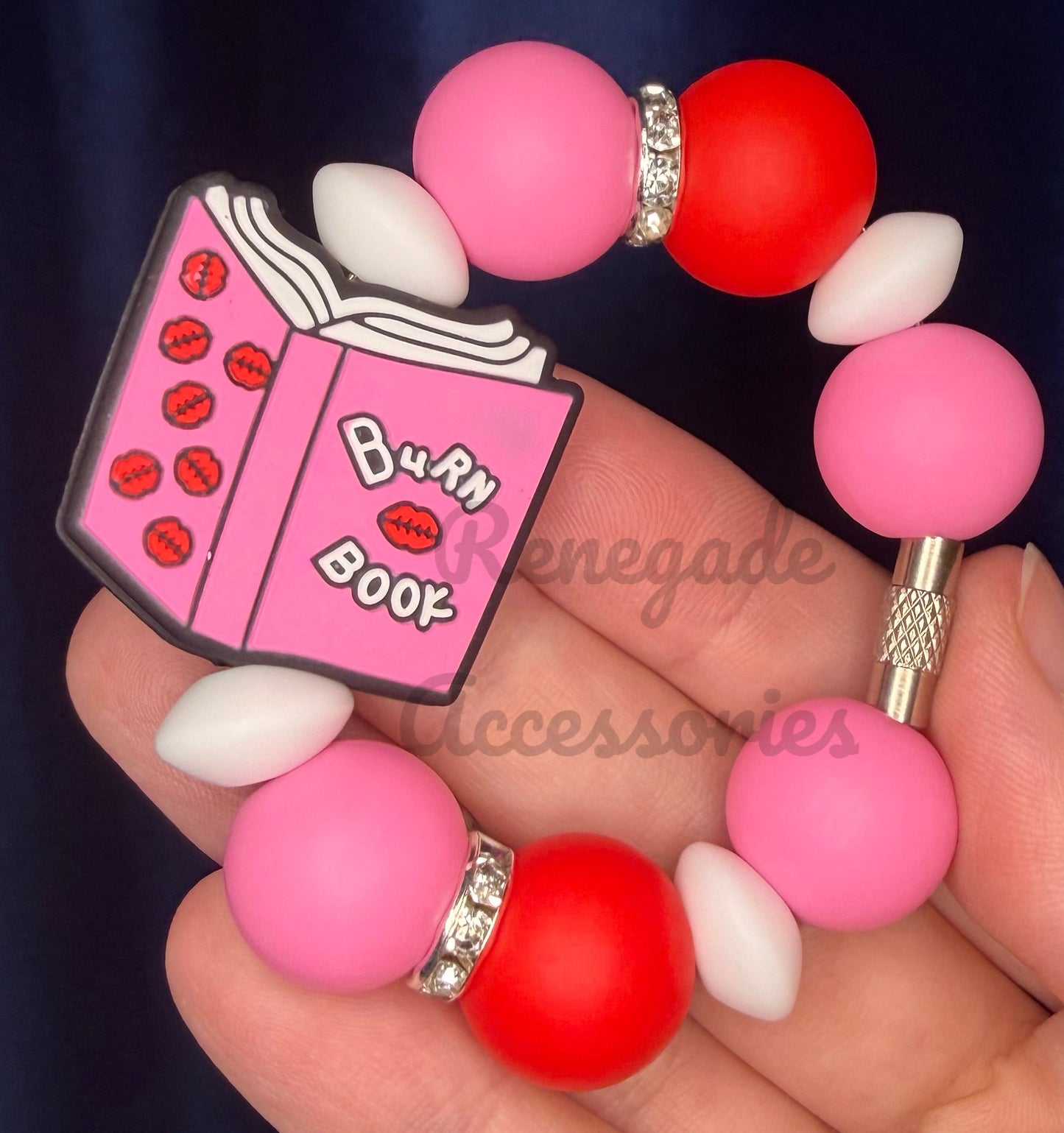 Silicone Charm - Burn Book