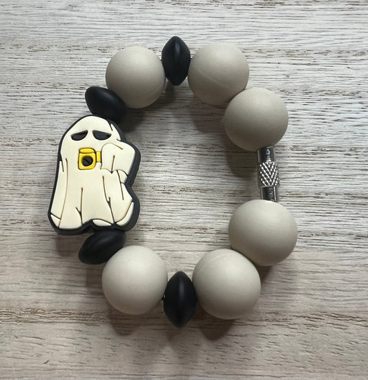 Silicone Charm - Ghost Coffee