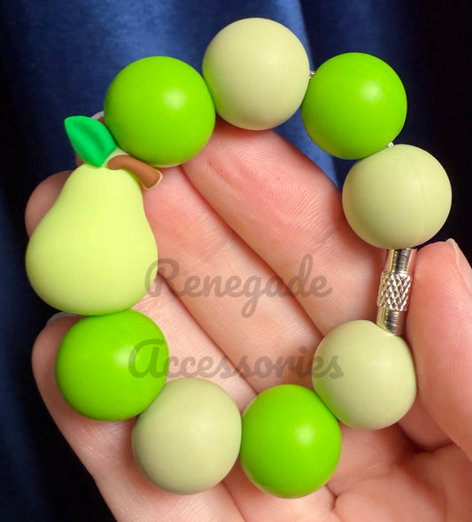 Silicone Charm - Pear