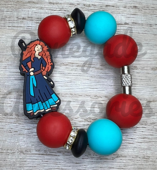 Silicone Charm - Brave Character