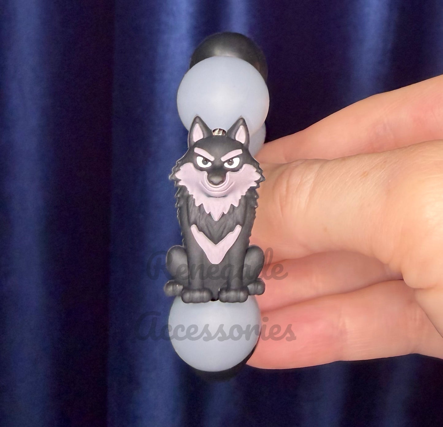 Silicone Charm - Wolf
