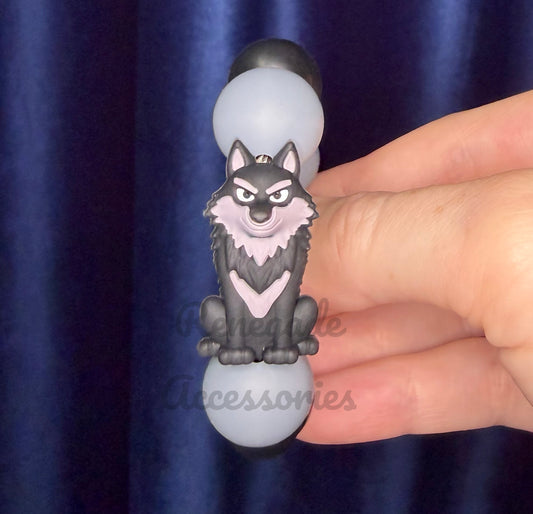 Silicone Charm - Wolf