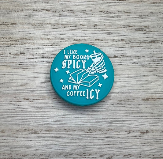 Focal Bead - Books Spicy & Coffee Icy