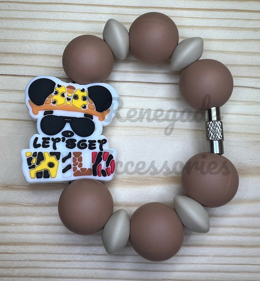 Silicone Charm - Lets Get Wild Mouse Ears