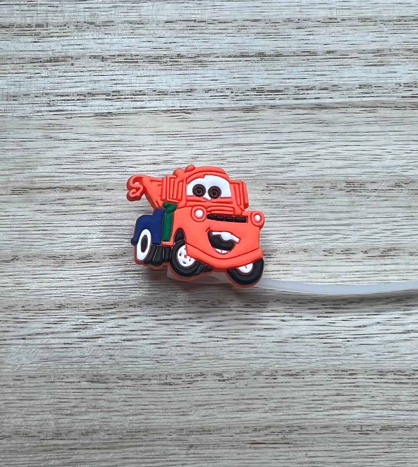 Straw Topper - Tow Truck Character - Cars