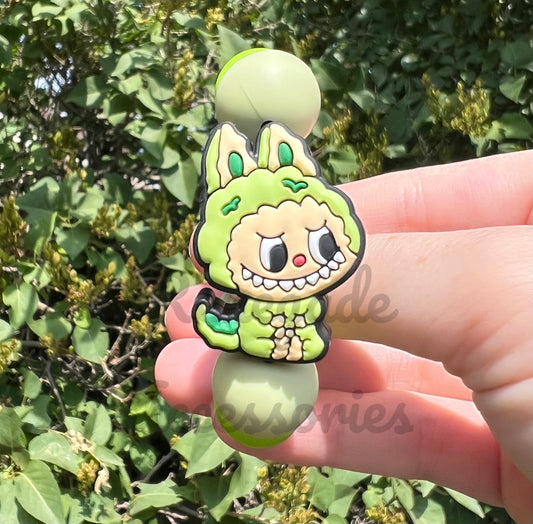 Silicone Charm - Bubu Green Monster