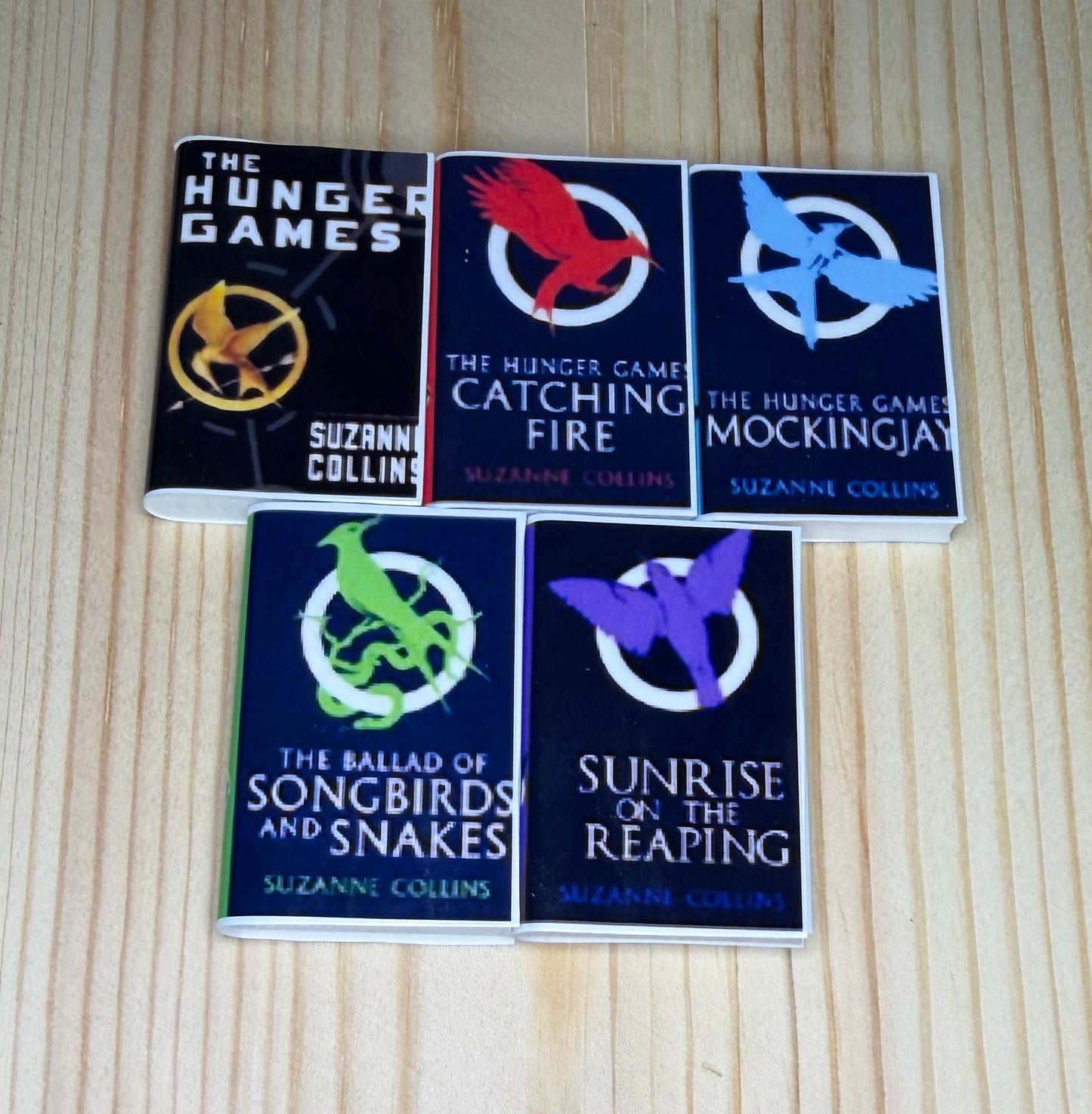 3D Printed Book Bundle - Hunger Games Set Of 5