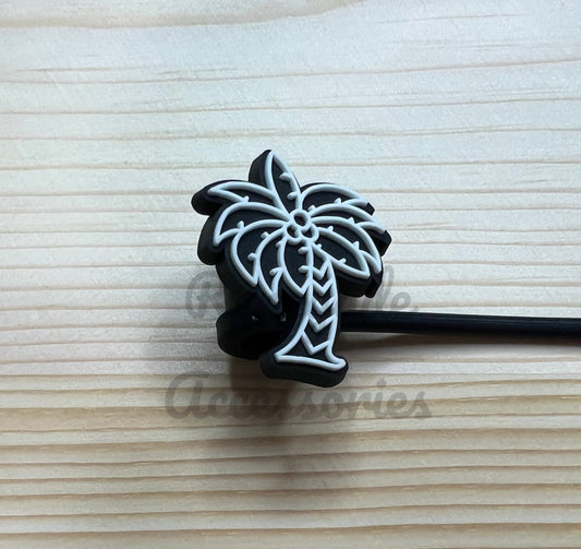 Straw Topper - Palm Tree