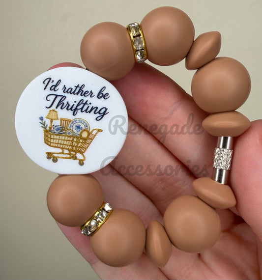 Silicone Charm - I’d Rather Be Thrifting