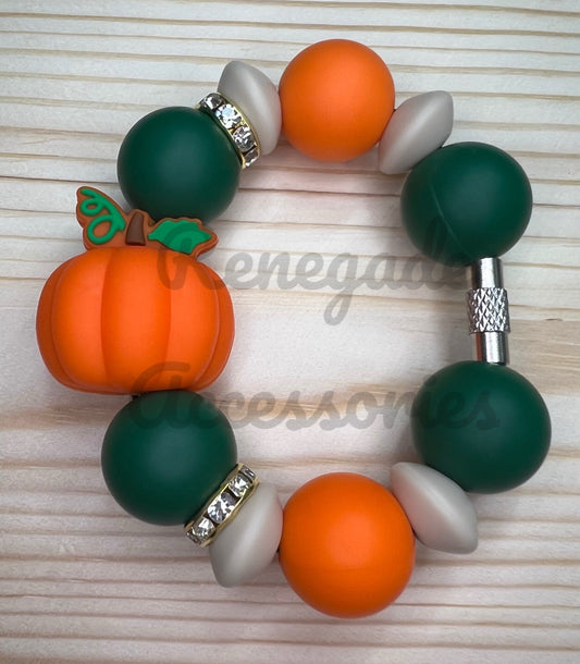 Silicone Charm - Pumpkin