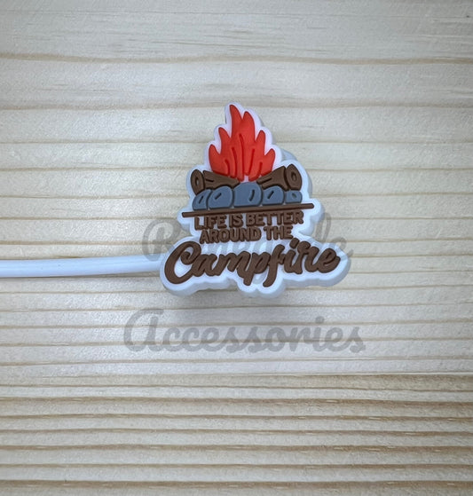 Straw Topper - Life Is Better Around The Campfire