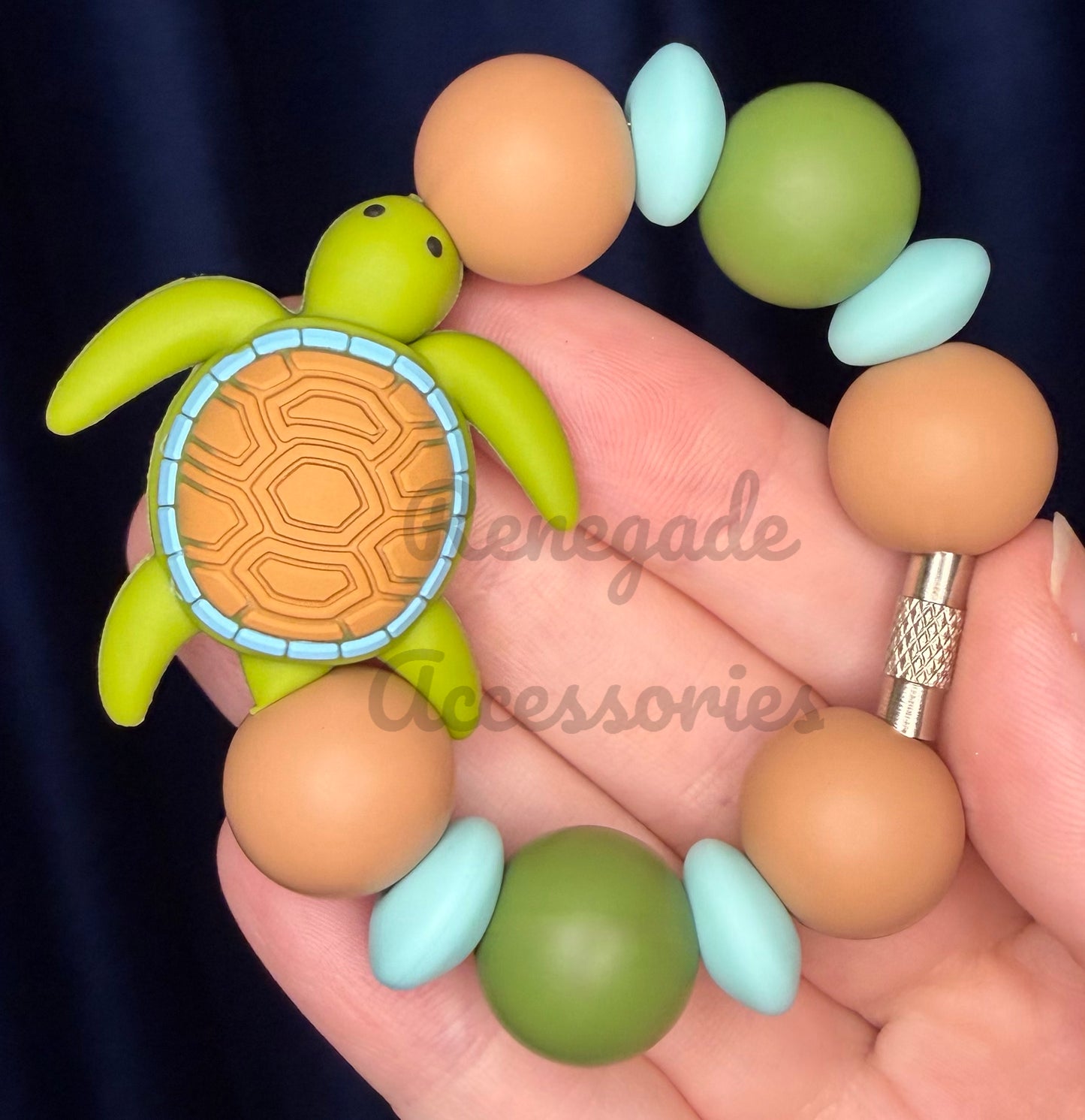 Silicone Charm - Turtle