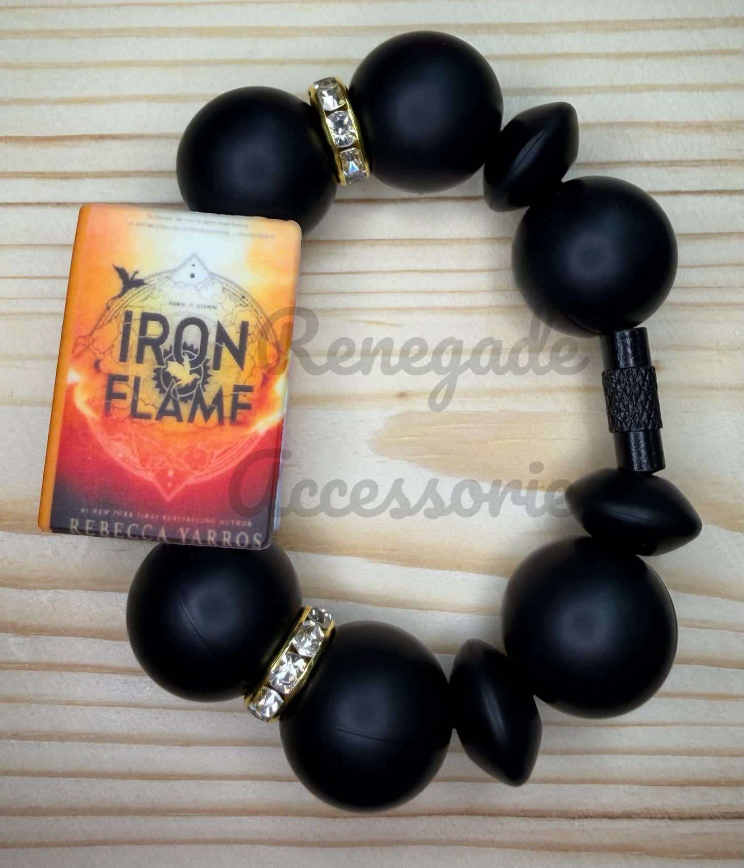 Silicone Charm - Iron - Books