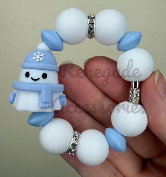 Silicone Charm - Snowman