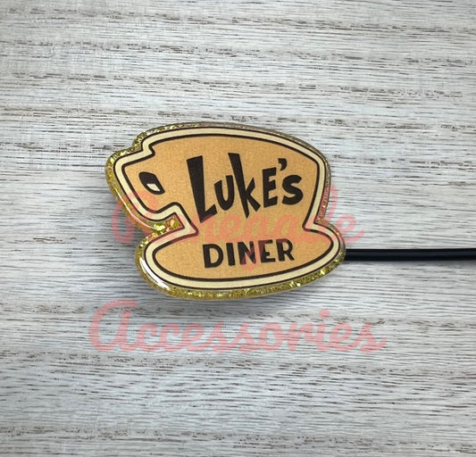 Straw Topper - Acrylic - Luke’s Diner - G Girls/Coffee