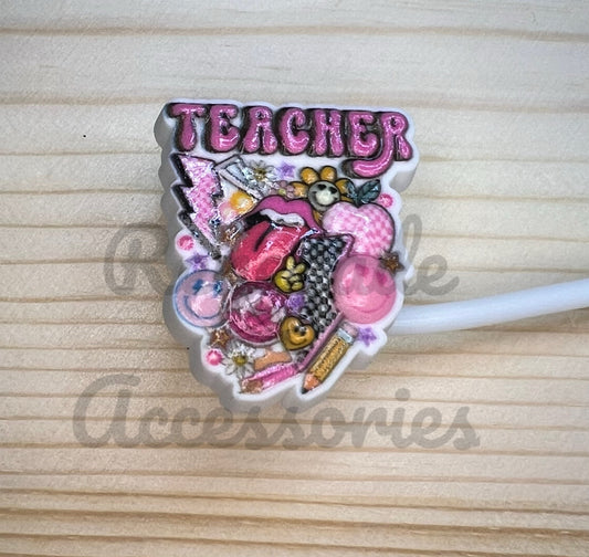 Straw Topper - Teacher
