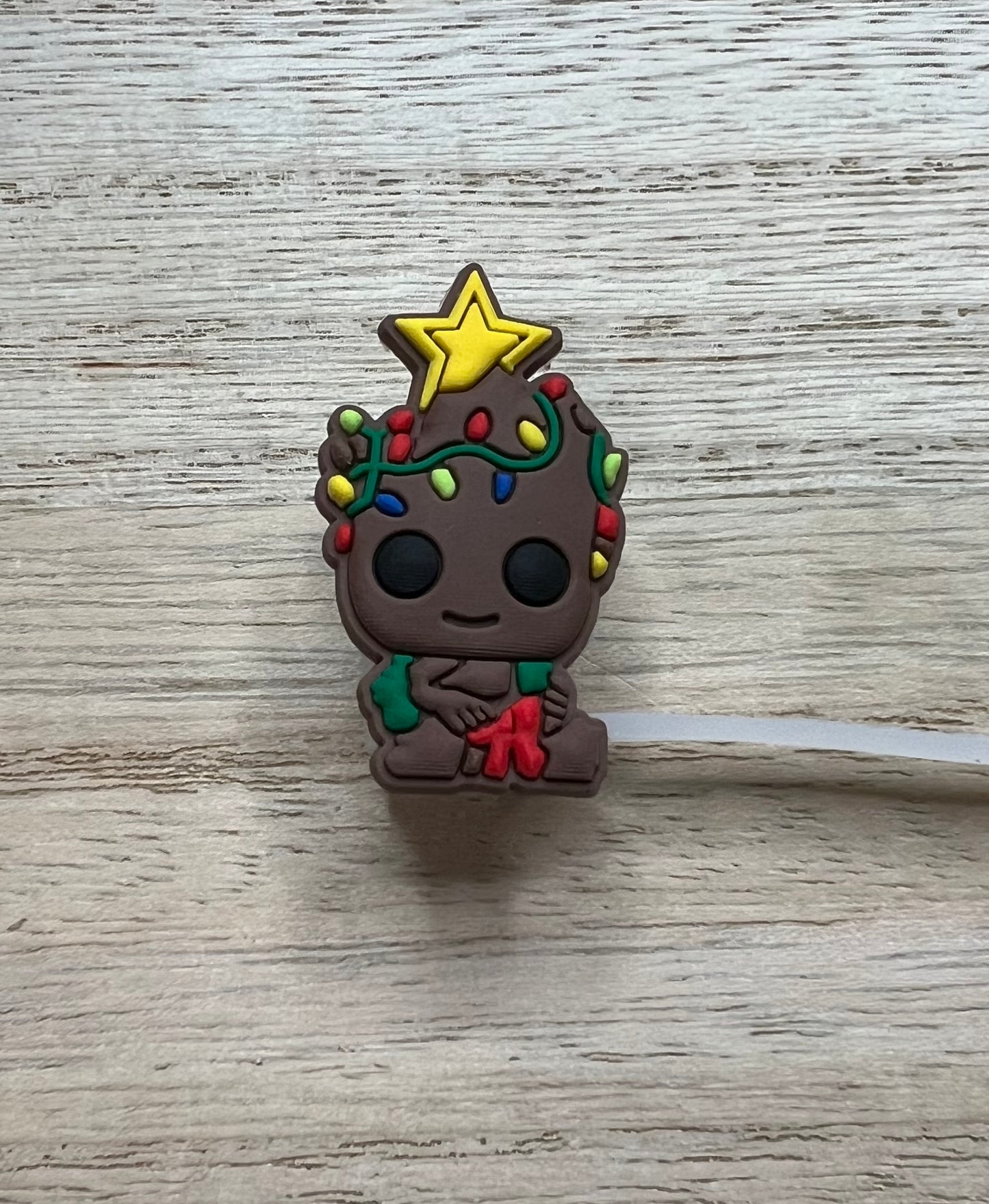 Straw Topper - Baby Tree Character Christmas