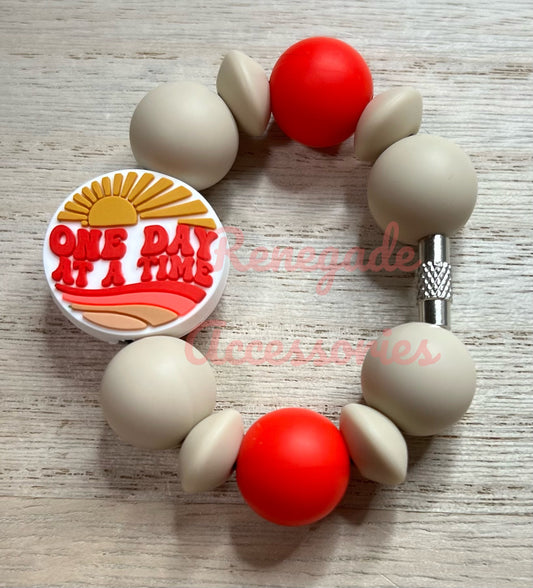 Silicone Charm - One Day At A Time