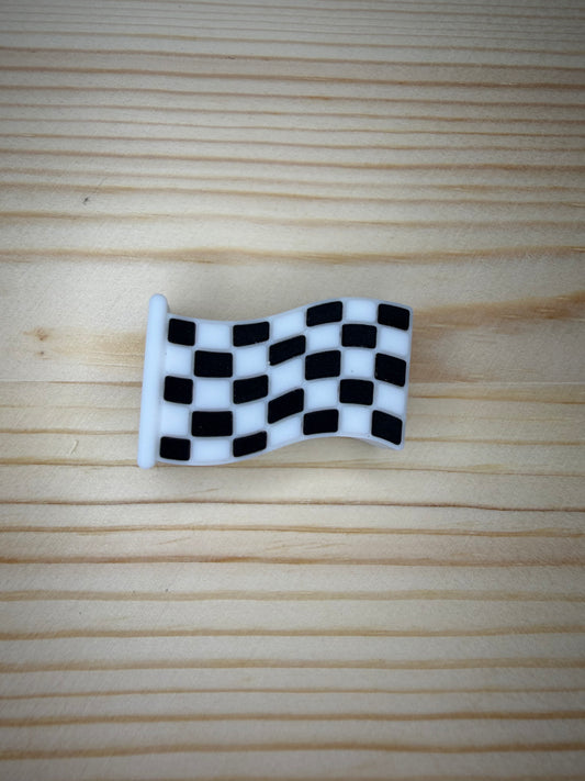 Focal Bead - Racing Flag