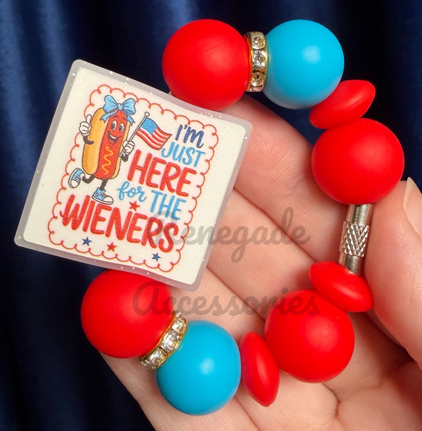 Silicone Charm - Here For The Wieners