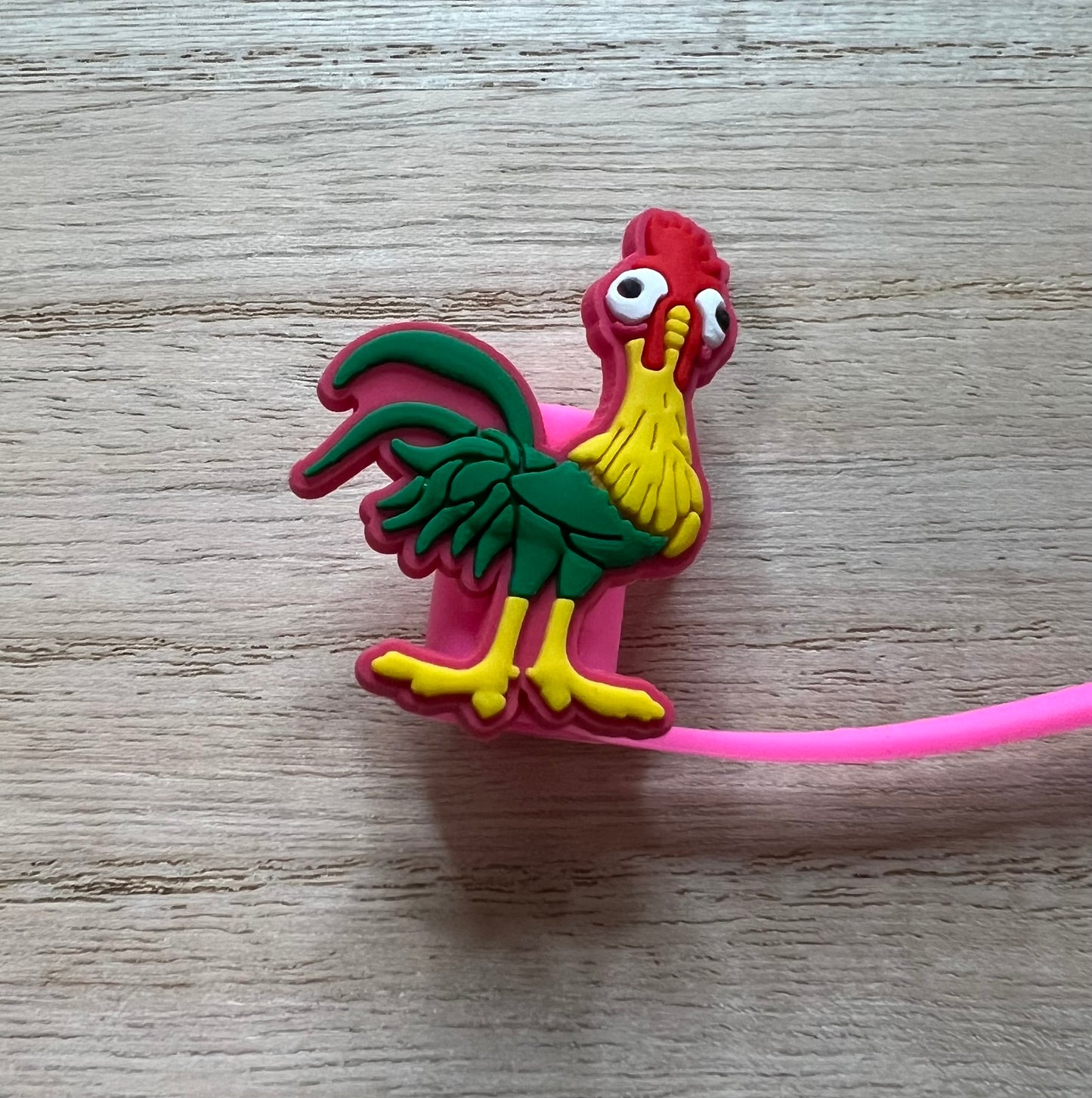 Straw Topper - Chicken Character