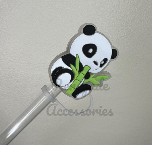Straw Topper - LED - Panda