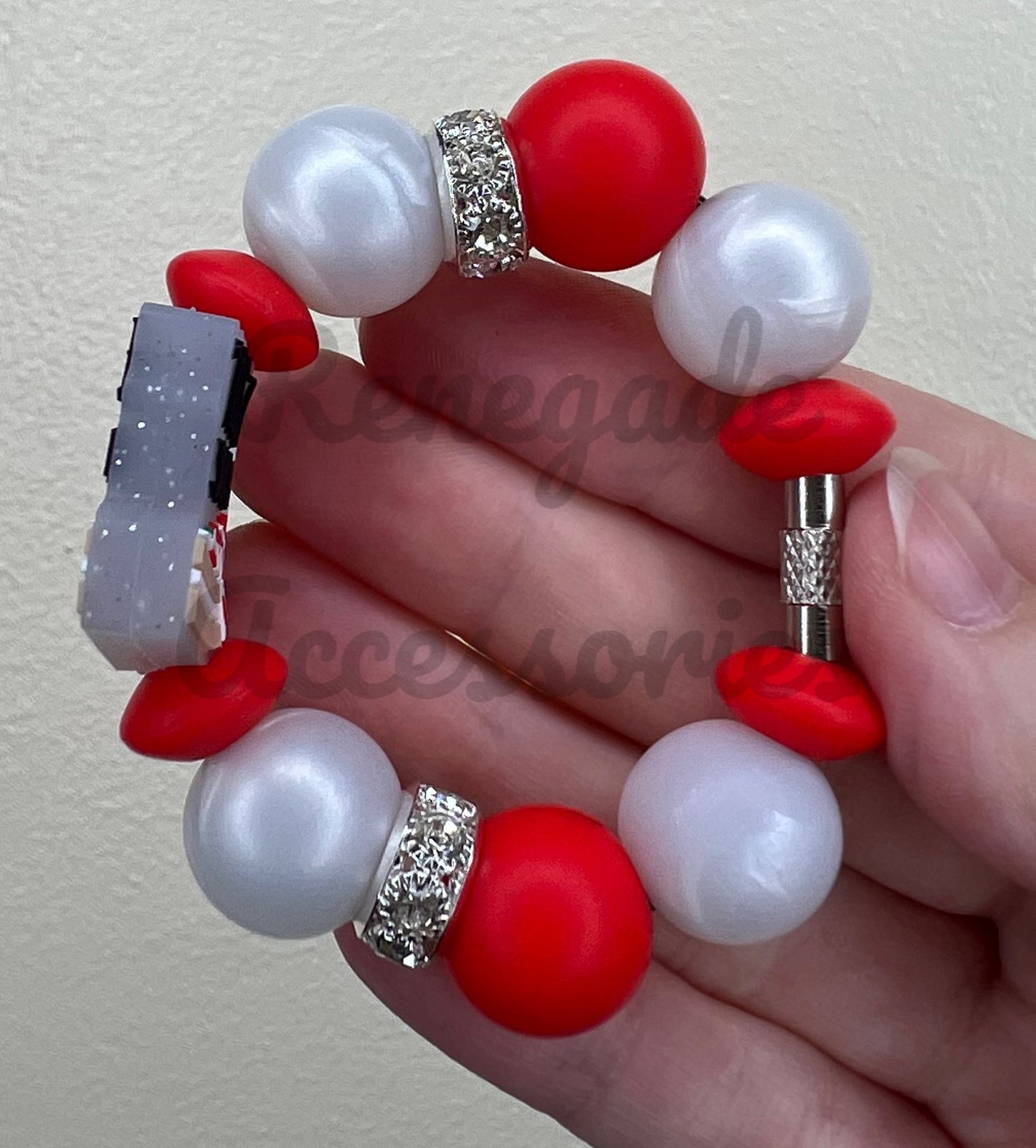 Silicone Charm - Tis The Season Christmas Cake